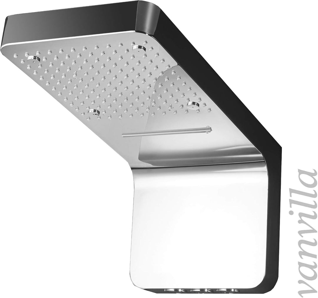 vanvilla Duschsystem mit Unterputz Duscharmatur von Hansgrohe Logis und vanvilla Regendusche mit Arm