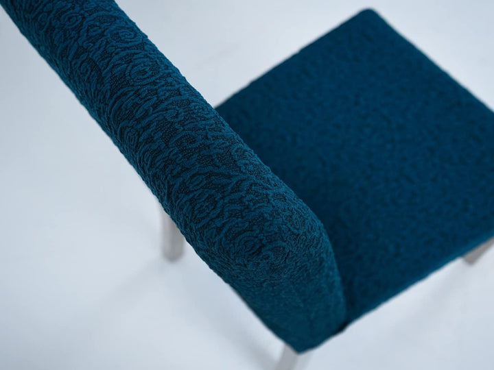 SODERBERGH Stuhlhussen 2er Set Stretch Bezug Jacquard für Stühle Dekoration Esszimmer Hochzeit Feier