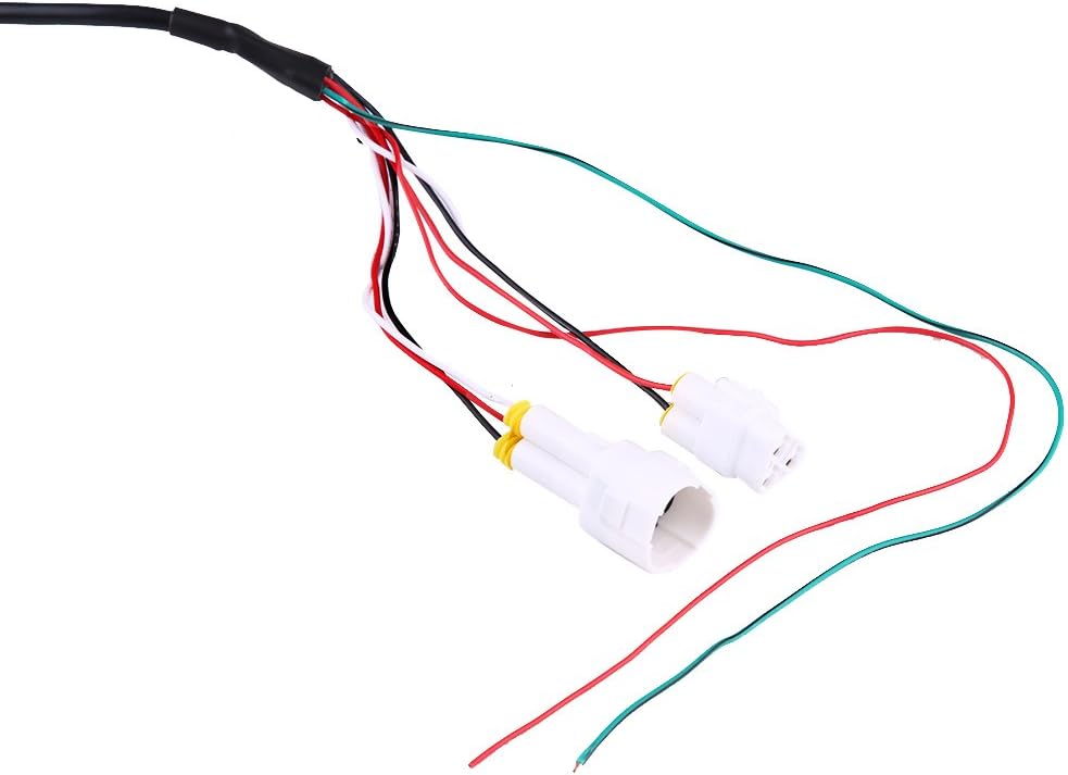 Keenso Geschwindigkeitsanzeige für Motorrad, Anzeige mit 6 Geschwindigkeitsstufen, LED-Anzeige, wass