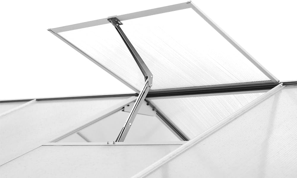 Deuba 2X Automatischer Fensteröffner Gewächshaus 7,5 kg Hubkraft 45cm Öffnungshöhe stufenloser Öffnu