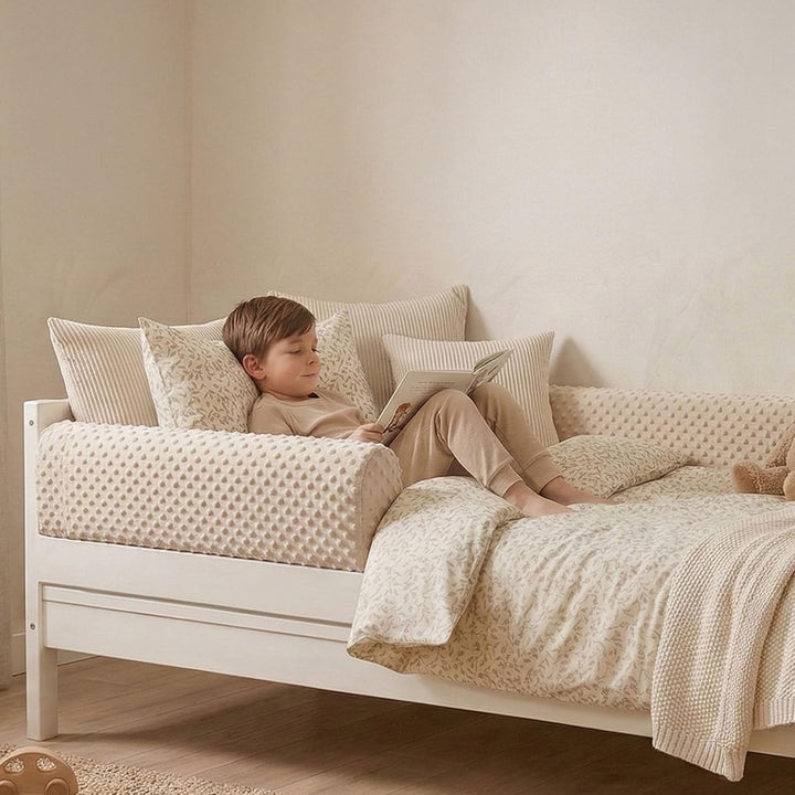 Totsy Baby Bettkantenschutz für Kinderbetten 90 cm - Schutz für Bettrahmen Kantenschutz Kinder Babyb