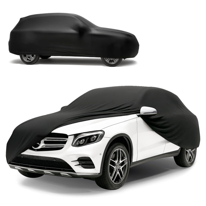 Walser Abdeckung Auto Indoor Stretch Basic, Autoabdeckung Winter, staubdichte Autogarage Abdeckung,