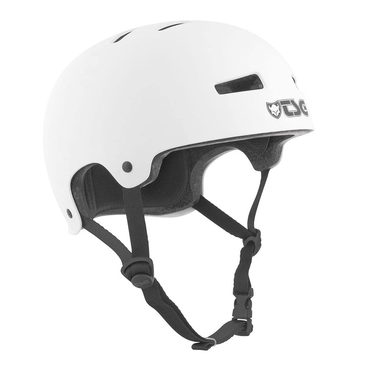 TSG Helm Evolution Solid Color S/M weiss (satin white), S/M weiss (satin white)