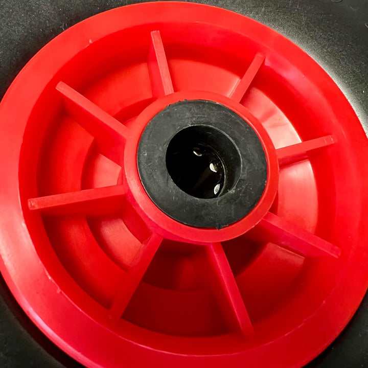 KOVA 2x Sackkarrenrad Pannensicher VOLLGUMMI Ø 260 mm, 3.00-4, Nabe Ø20×75, Sackkarren Bollerwagen R