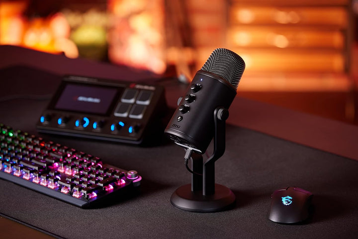 MSI Immerse GV60 Streaming Mikrofon (96 kHz Sample Rate, 24-bit Bit Rate, 20-20.000 Hz, USB-C zu USB