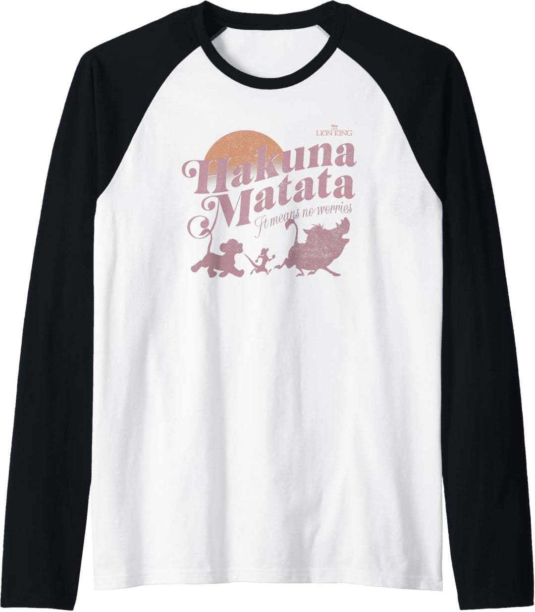 Disney The Lion King Hakuna Matata It Means No Worries Raglan