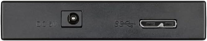 D-Link DUB-1340 4 Port USB 3.0 Hub (abwärtskompatibel, Geschwindigkeiten von bis zu 5 Gbit/s) schwar