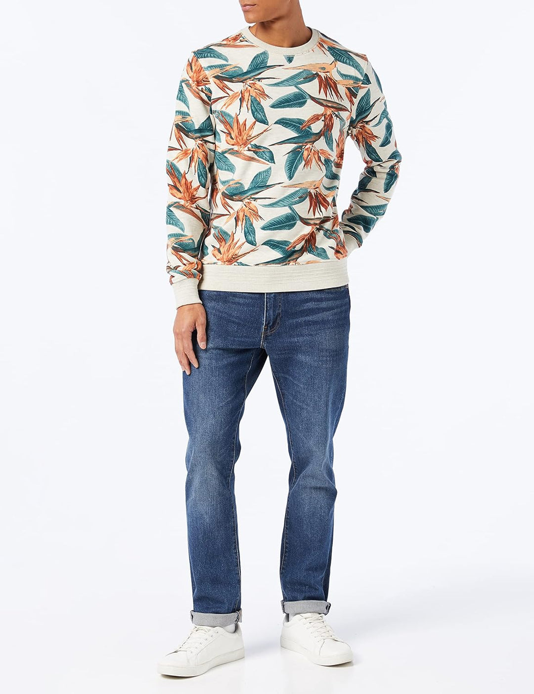 Blend Herren Sweatshirt S Beige, S Beige