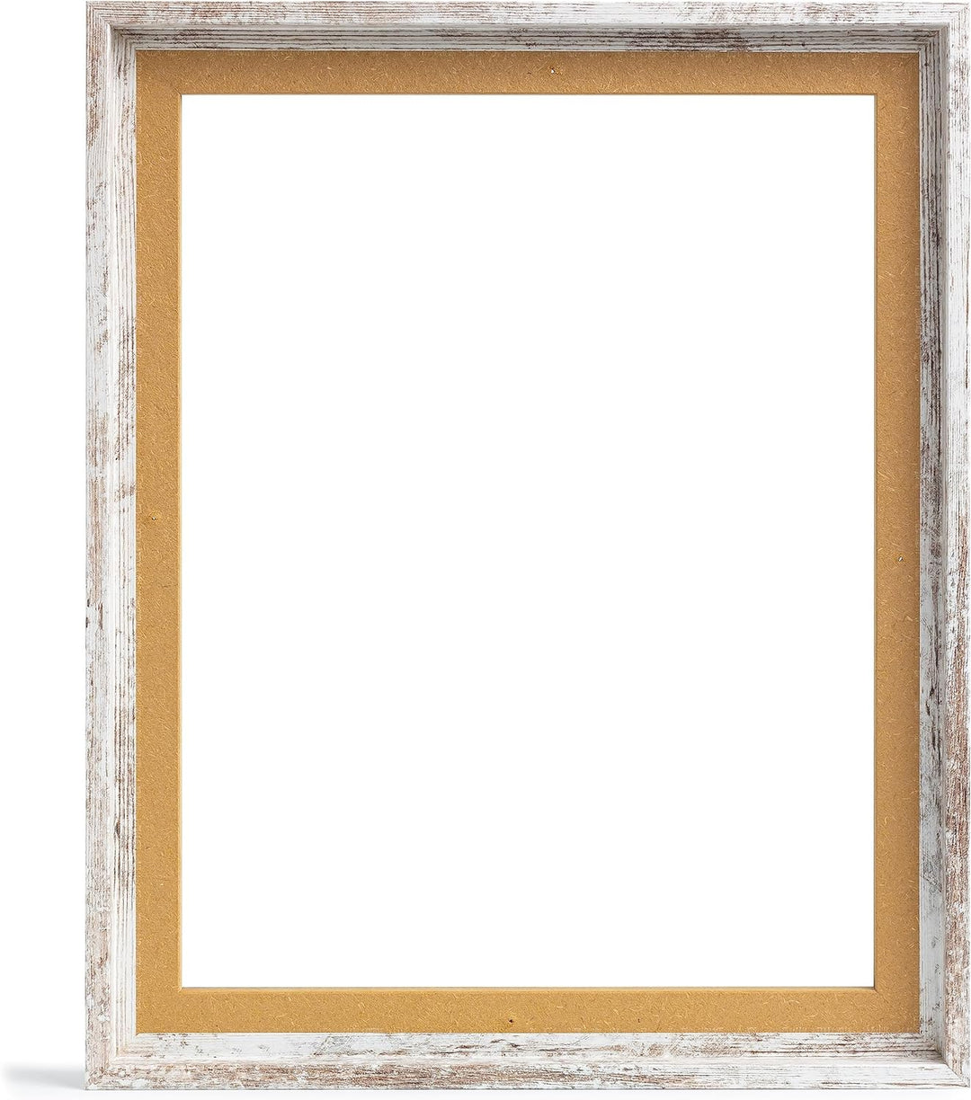 Stallmann Design Schattenfugenrahmen für Keilrahmen | 40x50 cm | Vintage | MDF Rahmen für Leinwände