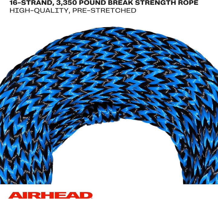 Airhead Tow Rope for 1-6 Rider Towable Tubes, 1 Section, Multiple 1-3 Fahrer, 1-3 Fahrer