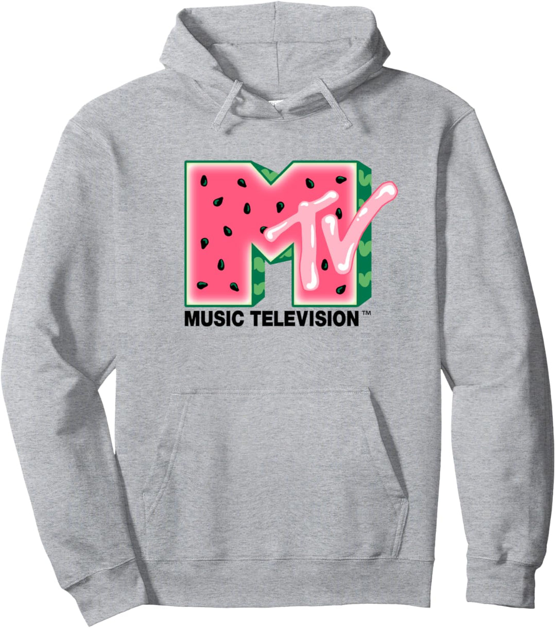 MTV Watermelon Logo Fill Pullover Hoodie