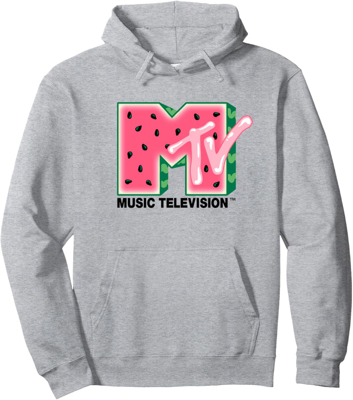 MTV Watermelon Logo Fill Pullover Hoodie