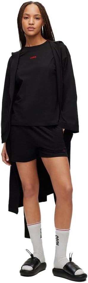 HUGO Damen Shuffle Loungewear_T_Shirt M Black1, M Black1