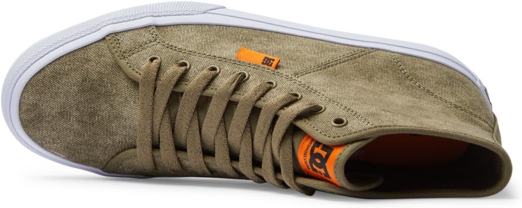 DC Shoes Herren Manual Hi Txse Sneaker, Washed Olive