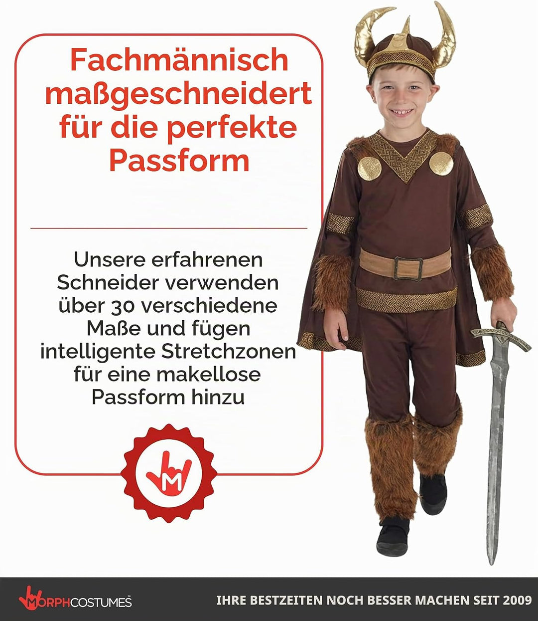 Fun Shack Wikinger Kostüm Kinder, Kinder Wikinger Kostüm, Kostüm Kinder Wikinger, Wikinger Kinder Ko