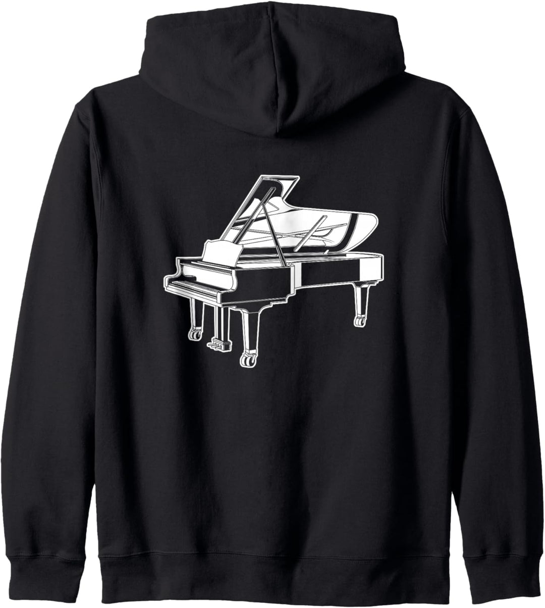 Flügel Klavier Kapuzenjacke
