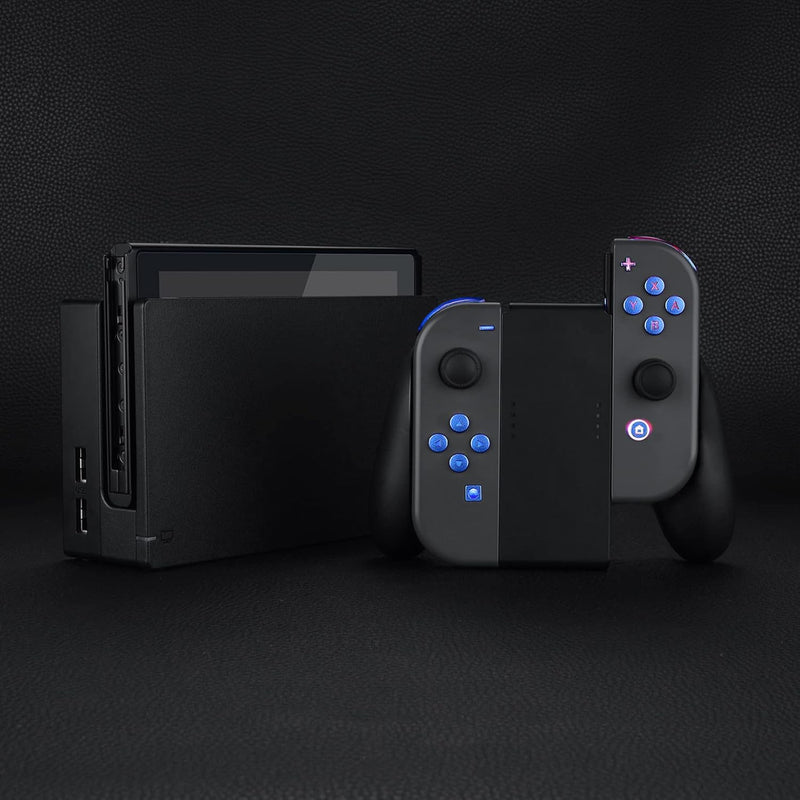 eXtremeRate LED Tasten für NS Switch Joycon,7 Farbe 9 Modi Leuchttaste ABXY Knöpfe Tasten Trigger Be