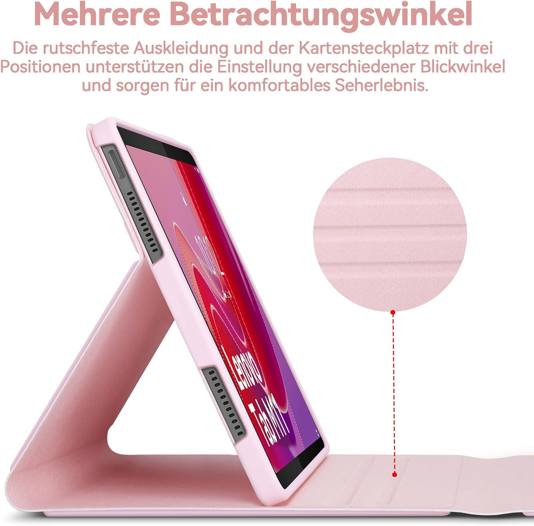 Bettdow für Lenovo Tab M11 2024 11" Tastatur Hülle, QWERTZ Abnehmbare Tastatur mit Schutzhülle für L