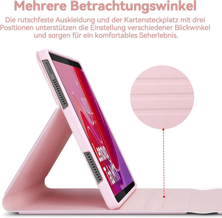 Bettdow für Lenovo Tab M11 2024 11" Tastatur Hülle, QWERTZ Abnehmbare Tastatur mit Schutzhülle für L