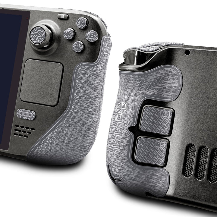 Luck&Link Controller Grip Kit für Steam Deck OLED&LCD, Texturierte Haut, Anti-Skid Sweat-Absorbent m