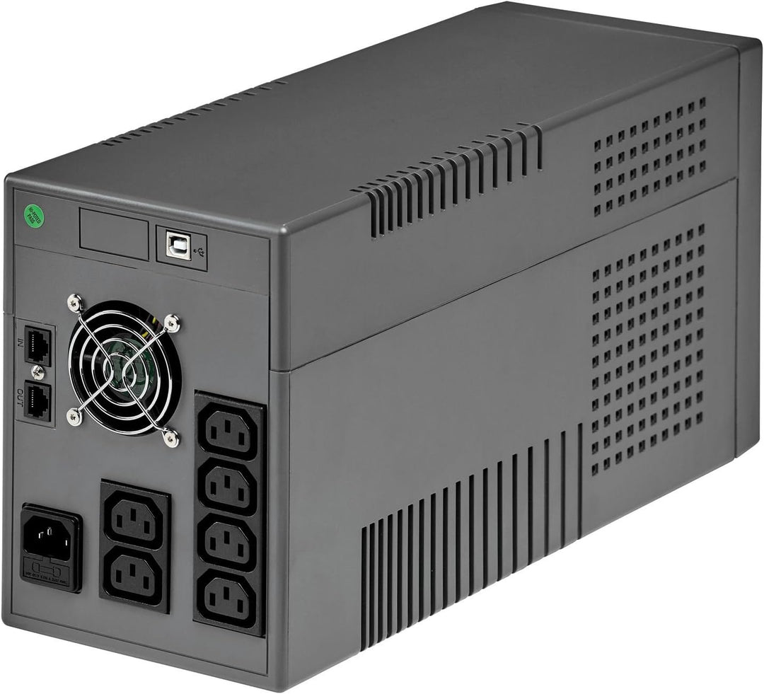 Socomec UPSSOC021 UPS NeTYS PR MT 1500VA, 1050W, Linien-interaktiv, Sinusausgangssignal, USB, LCD Si