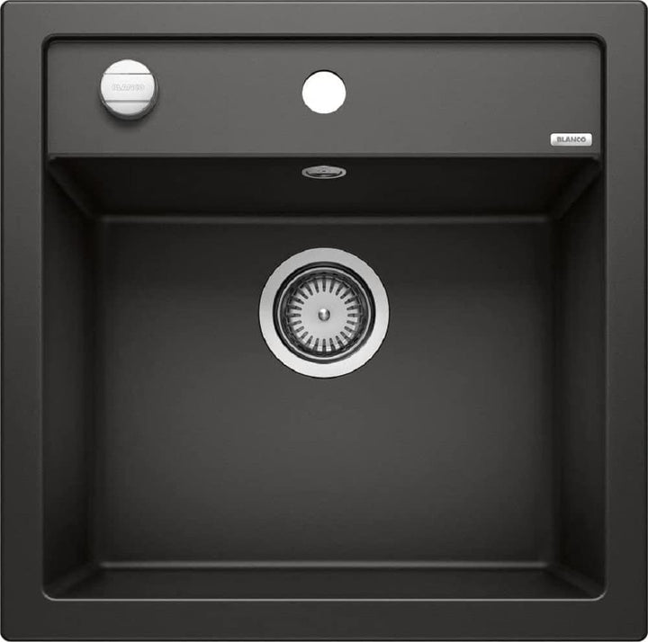 BLANCO DALAGO 5 | SILGRANIT schwarz | Einbauart: Einbau von Oben | mit Ablauffernbedienung | 50er Un