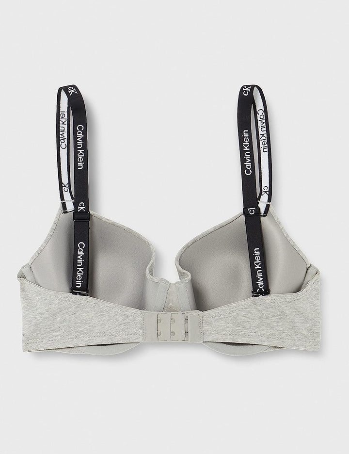 Calvin Klein Damen Demi-Cups BH Lightly Lined Leicht gefüttert 70B Grau (Grey Heather), 70B Grau (Gr