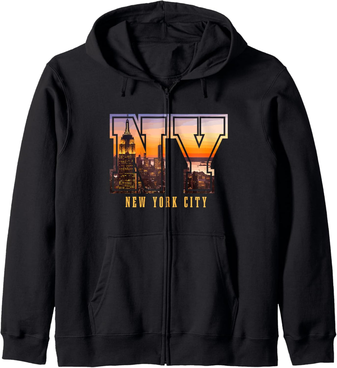 New York City NYC NY Skyline USA Amerika Souvenir Geschenk Kapuzenjacke
