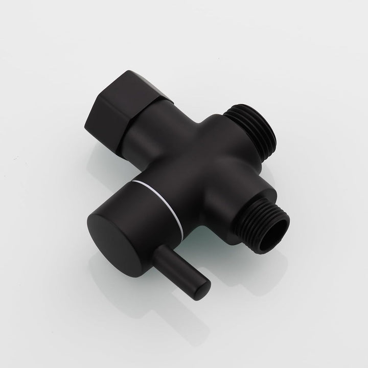Tecmolog Bidet Sprayer Set Edelstahl Bidet Handbrause mit 3-Wege Umschaltventil 3/8"-12/17 und Dusch