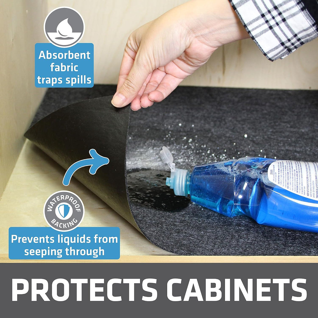 Drymate XL Under The Sink Mat (24 "x 59"), Premium Shelf Liner, leicht zu schneiden - saugfähig/wass