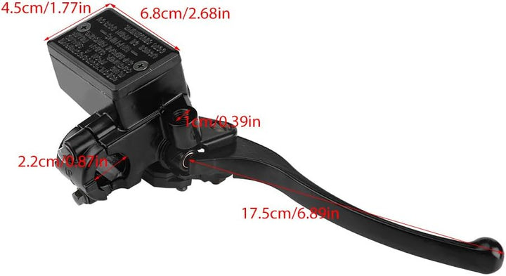 KIMISS Motorrad Kupplung Bremshebel 7/8 "22mm Motorrad Vorne Rechts Bremse Kupplungshebel Hauptbrems