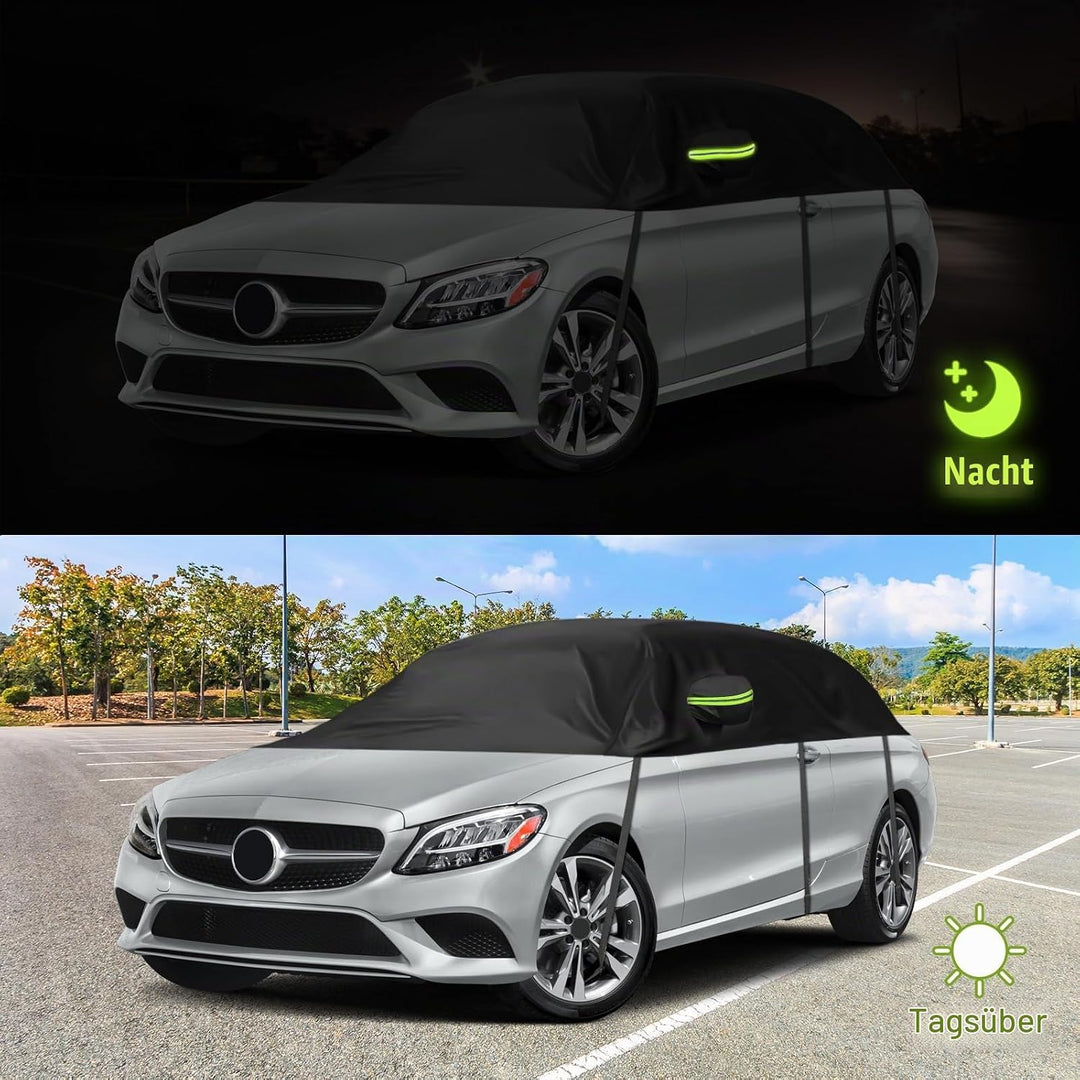 Halbe Autoabdeckung Ersatz für Mercedes-Benz C-Class 2015-2024, Halbgarage Upgrade Verdickter Allwet