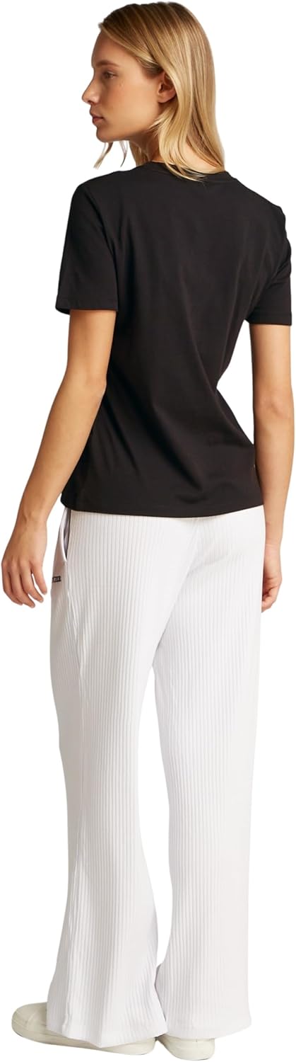 Tommy Hilfiger Damen T-Shirt Kurzarm Rundhalsausschnitt XS Black (Black), XS Black (Black)