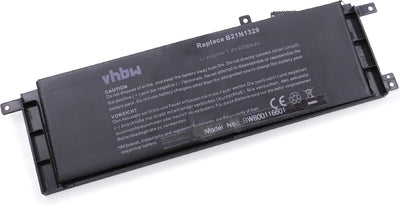 vhbw Akku kompatibel mit Asus X453SA-0032CN3700, X453SA-0042DN3700, X453SA-1A Notebook (4000mAh, 7,4