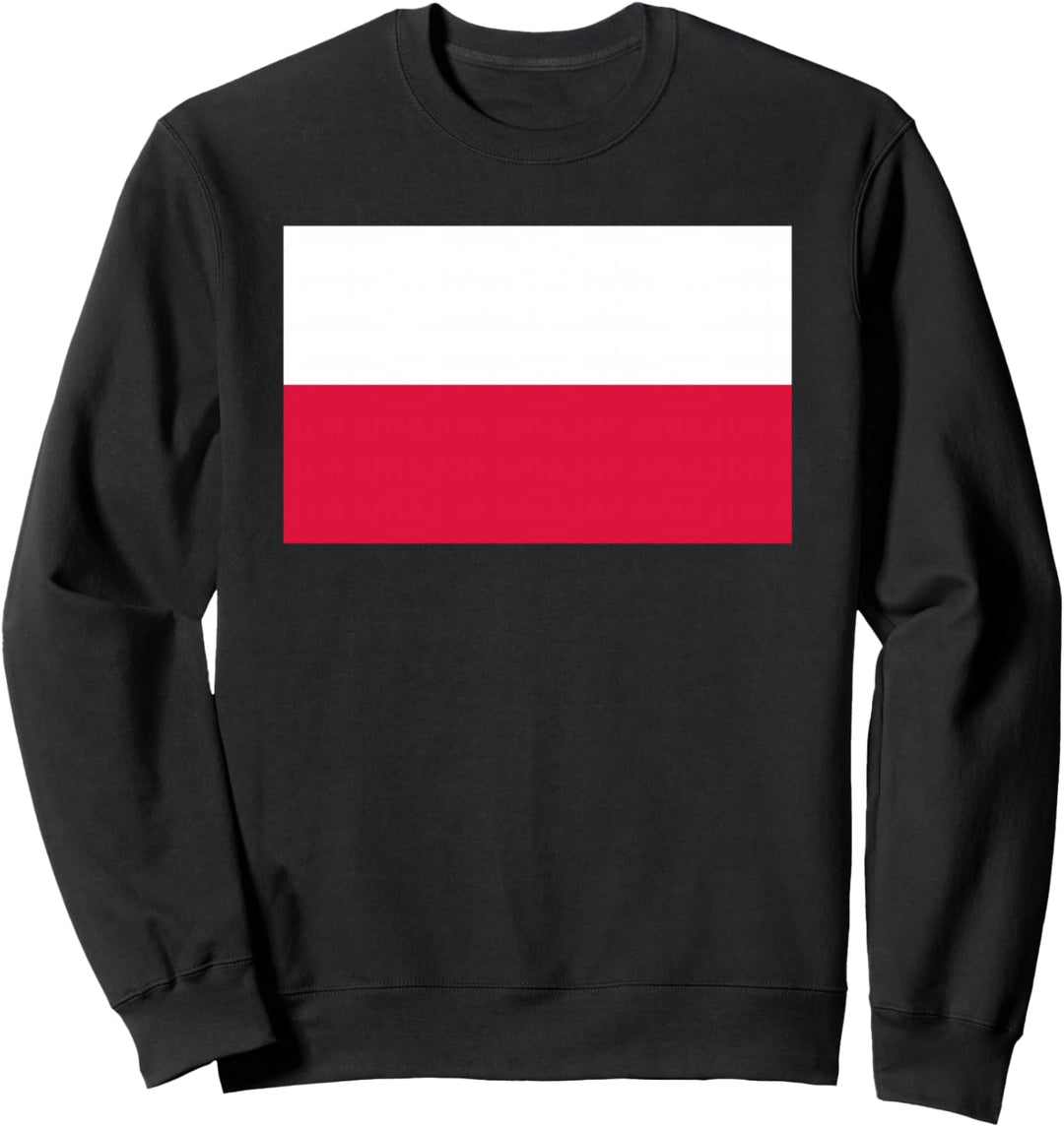 Polnische Flagge von Polen Sweatshirt