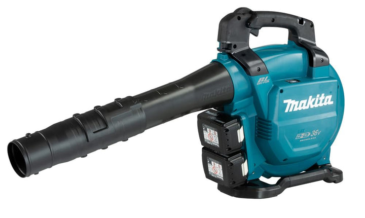 Makita DUB363PT2V Akku-Laubbläser/Sauger 2x18 V / 5,0 Ah, 2 Akkus + Doppelladegerät