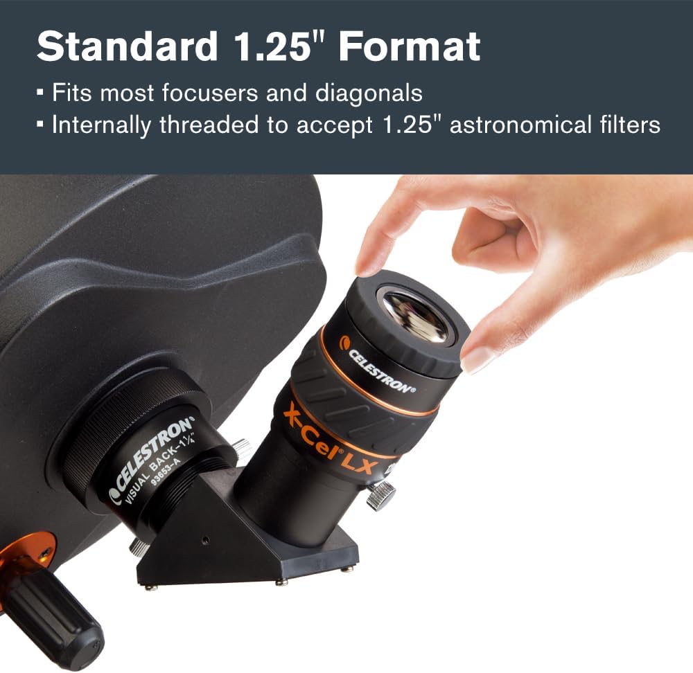 Celestron X-Cel LX Serie – 1,25'' Okular, 12 mm, 12 mm