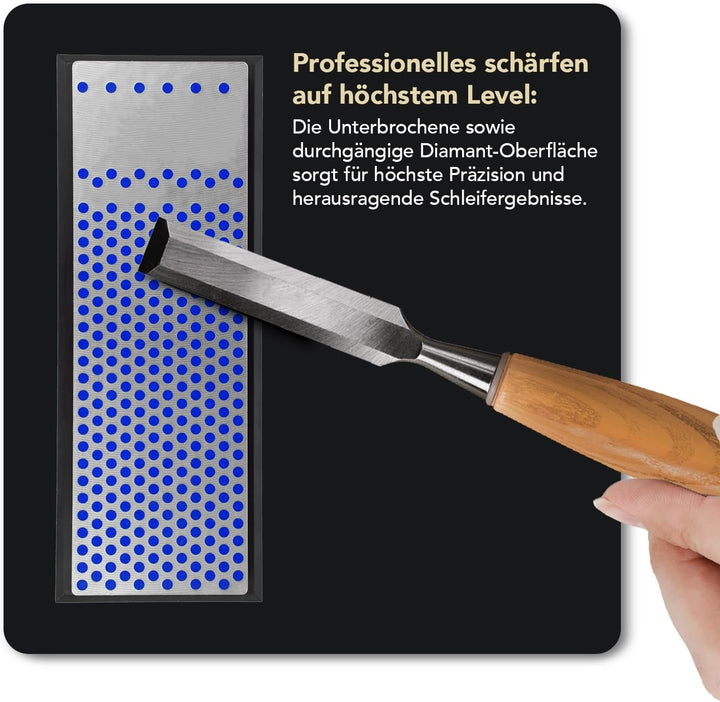 DMT Mechaniker Diamant-Schärfstein, grob, mit Plastikbox, 15,2 cm/6 Zoll,