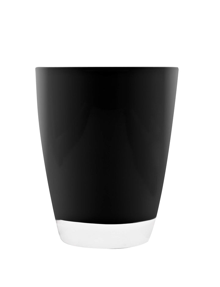 Excelsa Happy Color Wassergläser, Glas, 6 Stück Schwarz, Schwarz