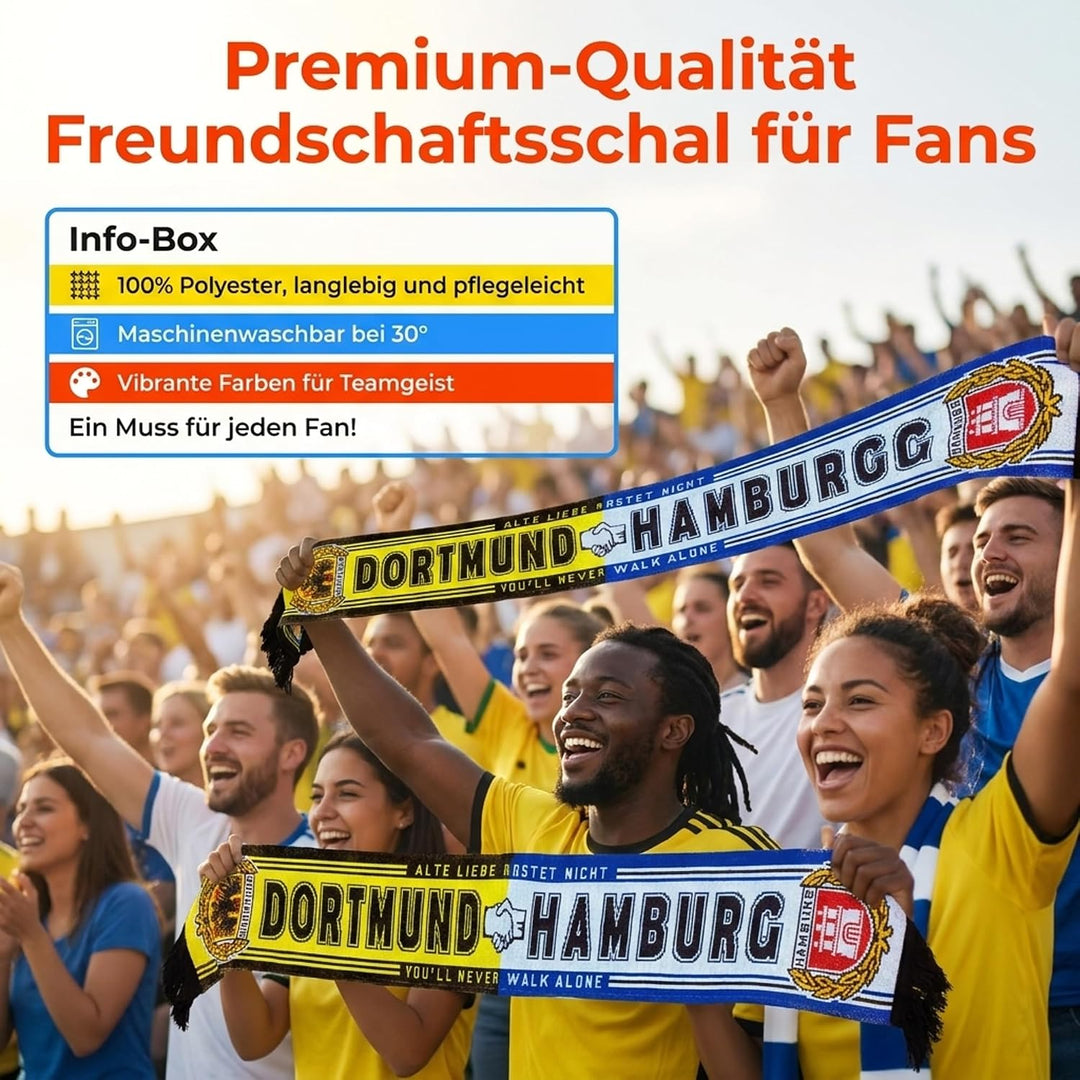 Generisch Hamburg-Dortmund Freundschaftsschal