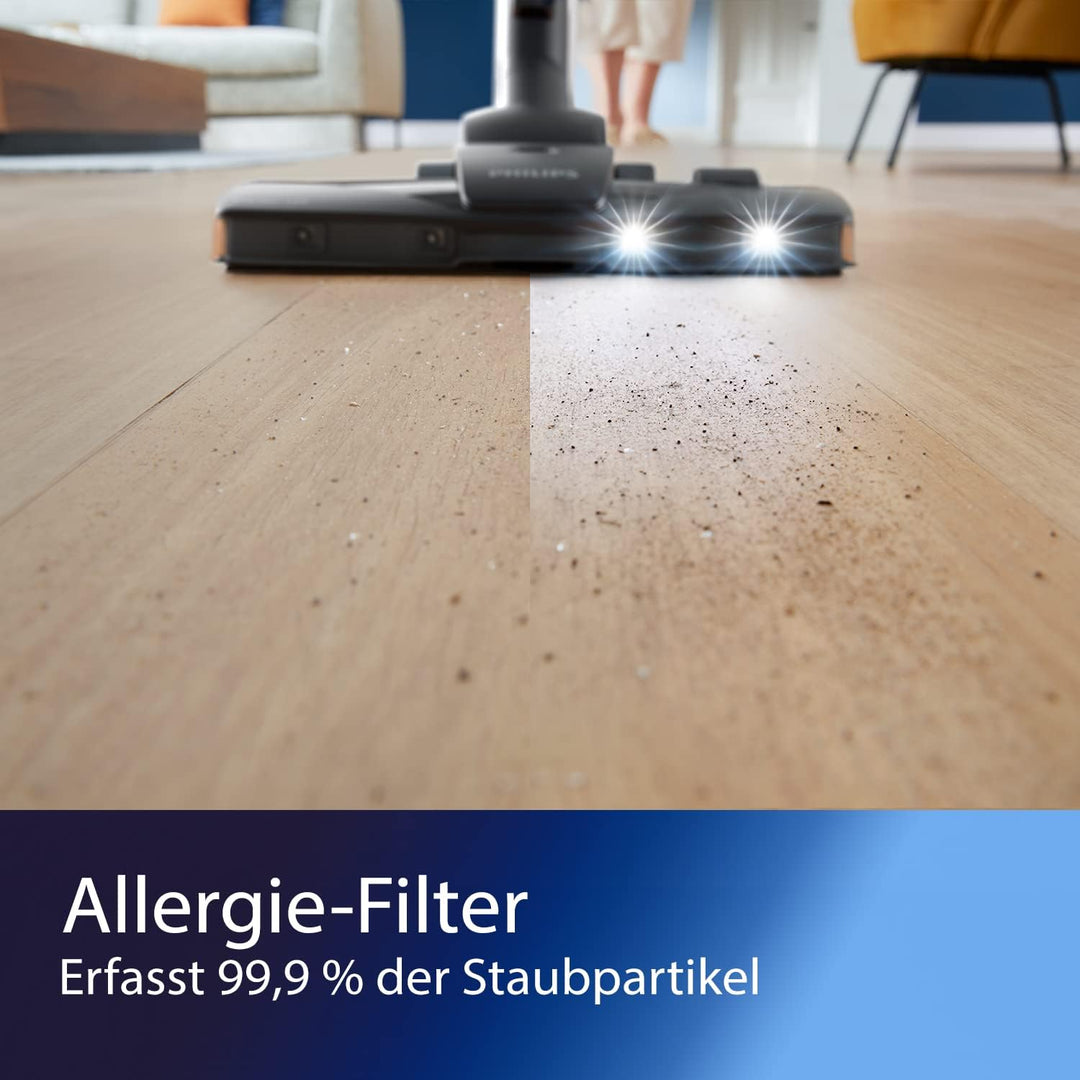 Philips Performer Active Staubsauger Mit Beutel - 900-W-Motor, 99,9% Staubaufnahme, Revolutionäre Ai