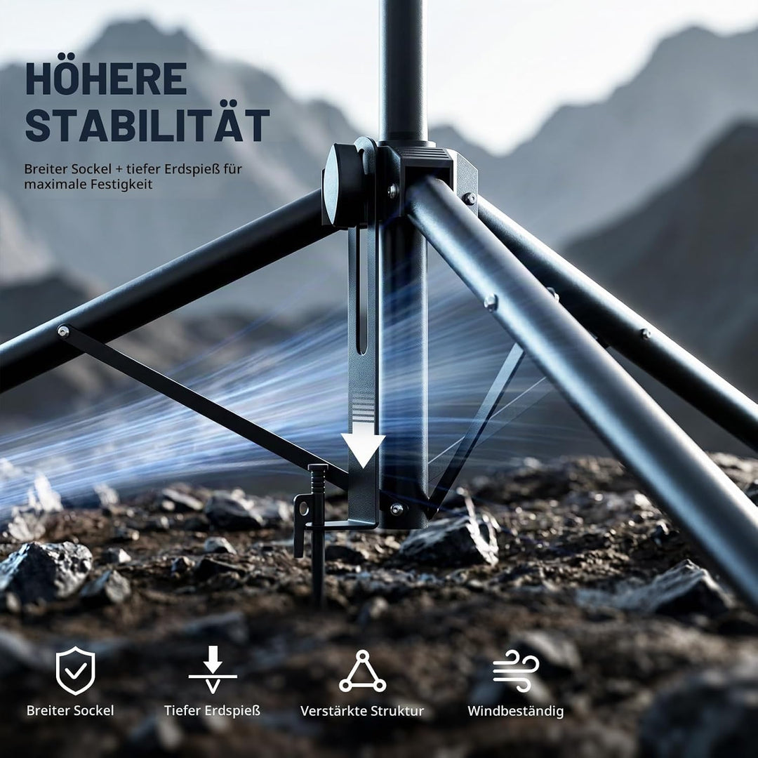 Upgraded Starlink Stativ Halterung für Gen 3/Standard 4X/4,Superstabilität Starlink Gen 3 Stativ Stä