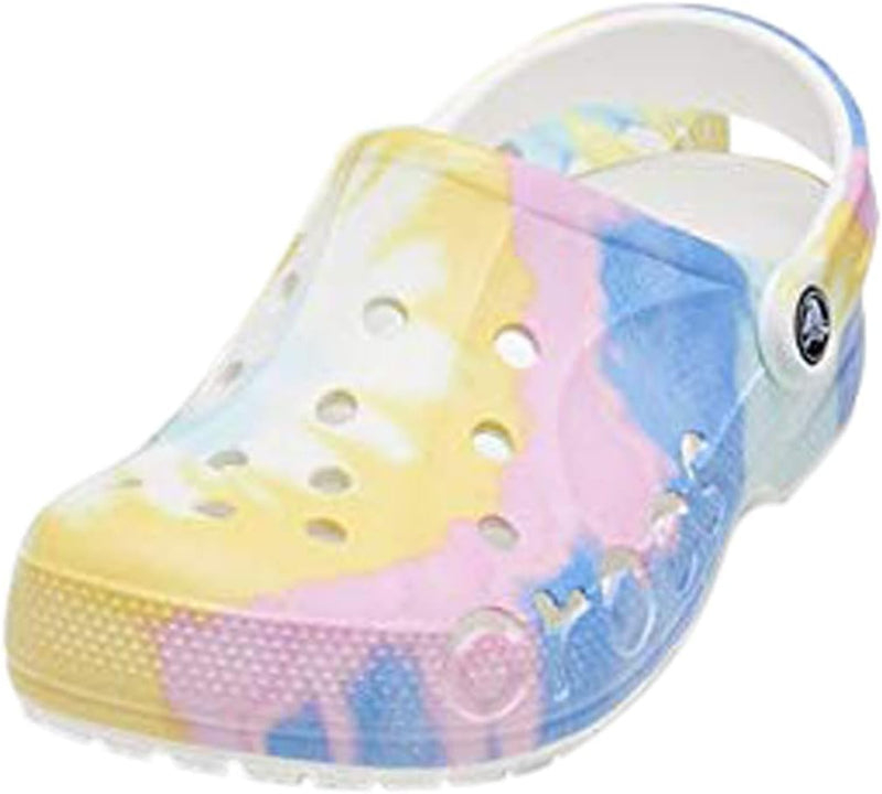 Crocs Unisex Baya Graphic Clog Holzschuh White Multi 45/46 EU, White Multi 45/46 EU