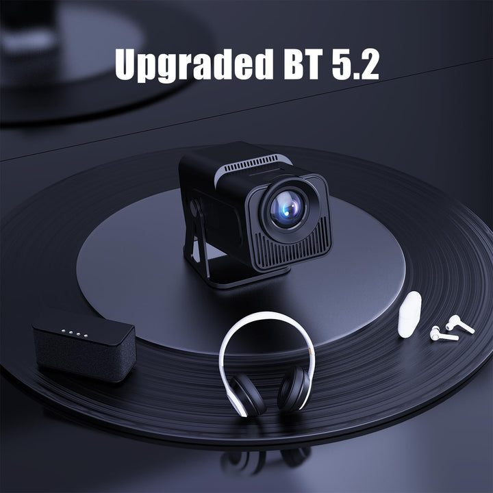 [Netflix Offiziell] HY320 NTV Android 13 Smart Beamer mit Various Offiziell TV Apps,Sprachassistent