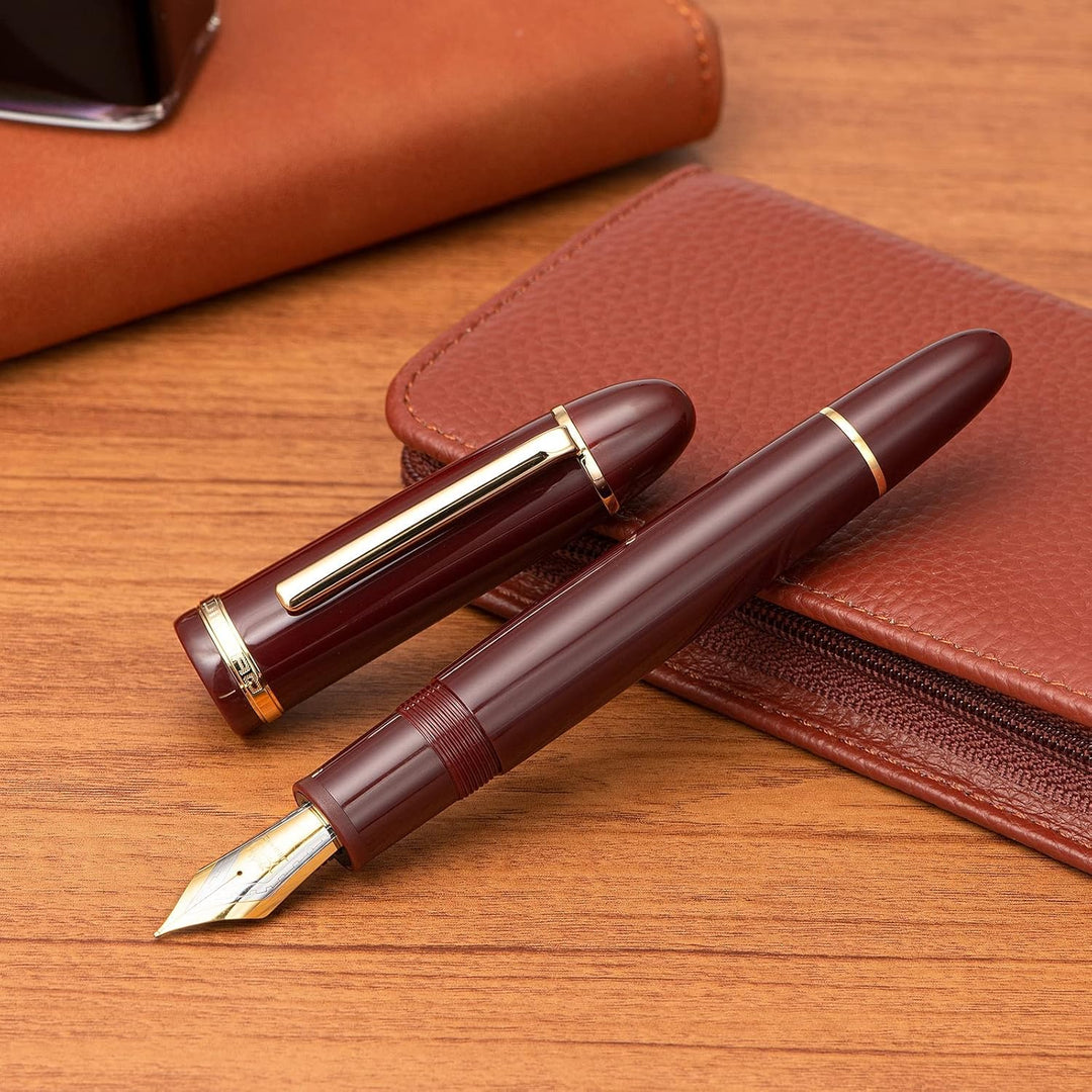 Jinhao X159 Acryl-Füllfederhalter-Set, Grösse 8, extra feine Spitze, klassisches Design, glattes Sch