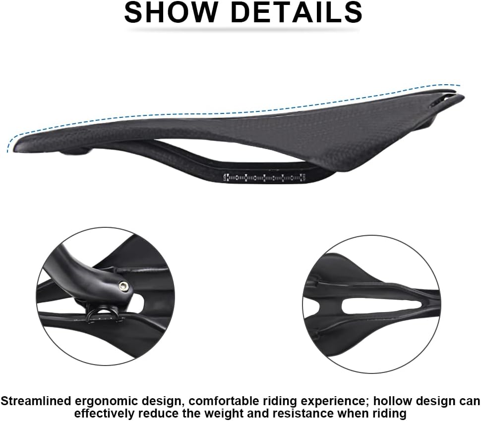 RXL SL Rennrad Sattel Fahrradsitz MTB Sattel Schwarz für Männer Frauen MTB Sattel Carbon fahrradsatt