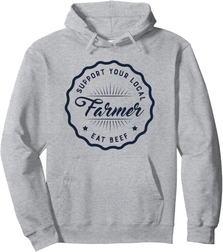 Rindfleisch essen Lustiger Spruch Landwirt Landwirtschaft Pullover Hoodie