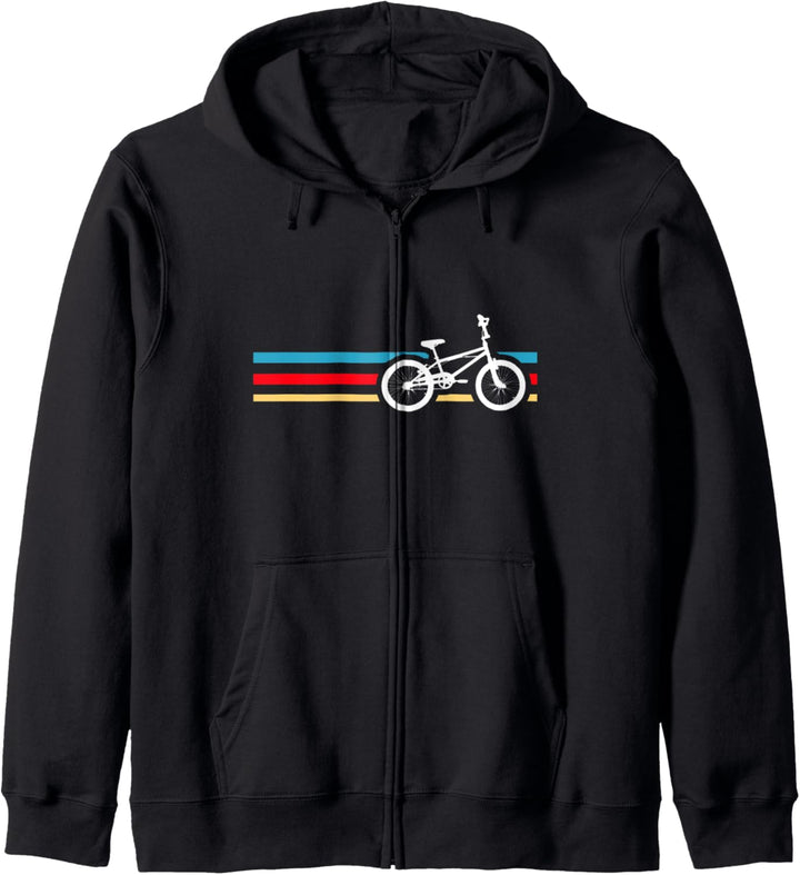 Radsport BMX und Downhill Design Retro Vintage BMX Kapuzenjacke