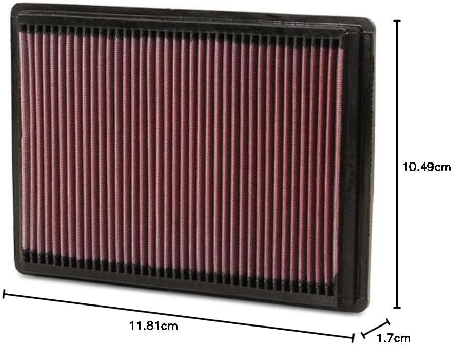 K&N 33-2295 Motorluftfilter: Hochleistung, Prämie, Abwaschbar, Ersatzfilter,Erhöhte Leistung, 2004-2
