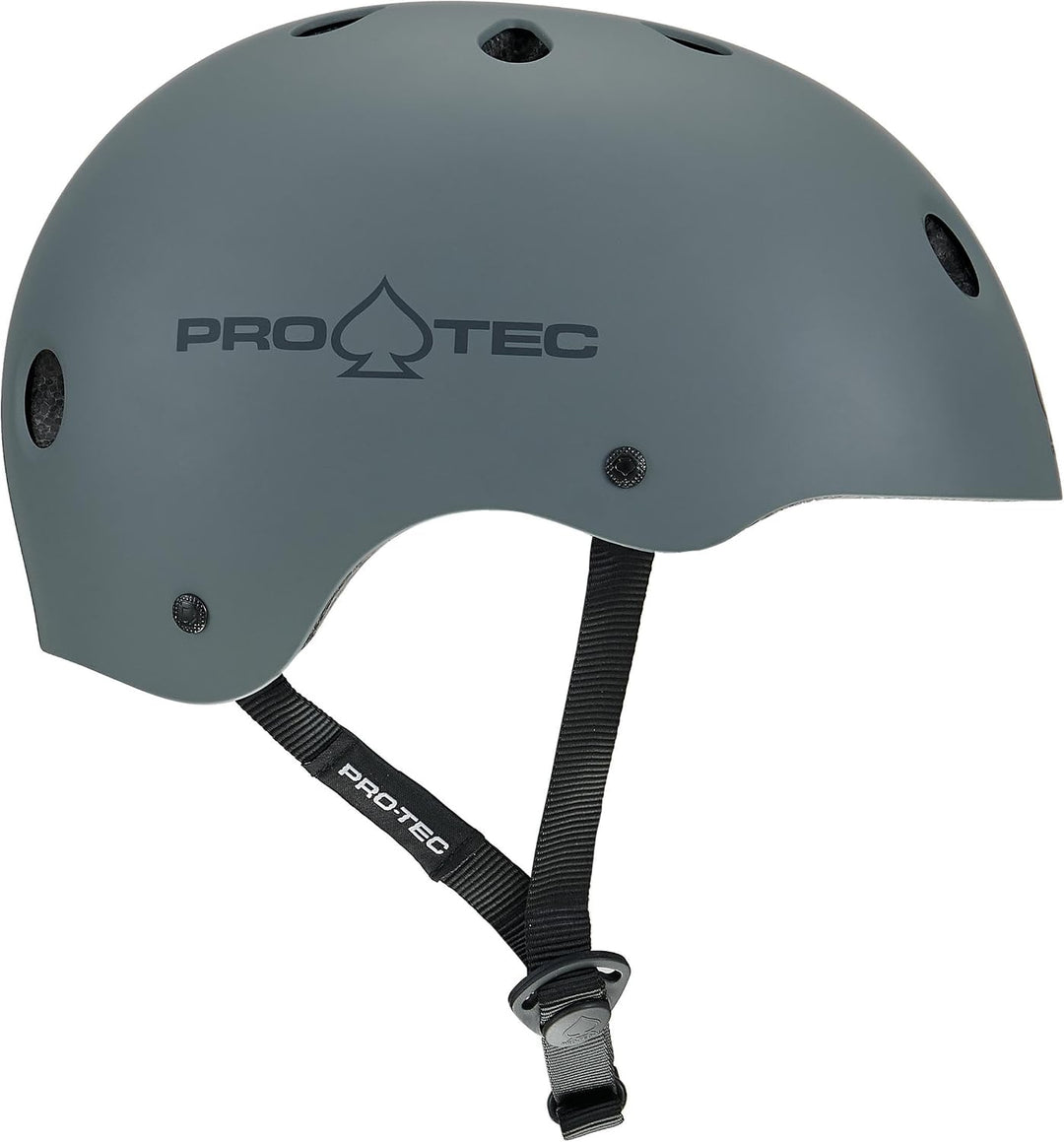 Pro tec Unisex Helmet Classic Certified XL Matte Grey, XL Matte Grey